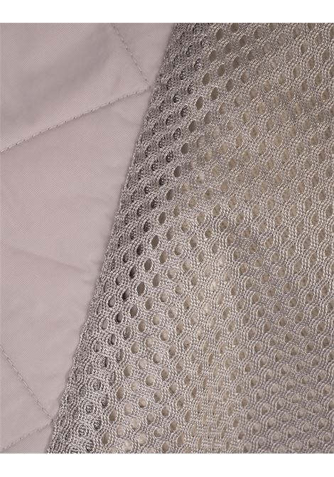 Giacca Imbottita In Felpa Beige Chiaro Melange Con Cappuccio MONCLER GRENOBLE | 097-8G00007 8098U977